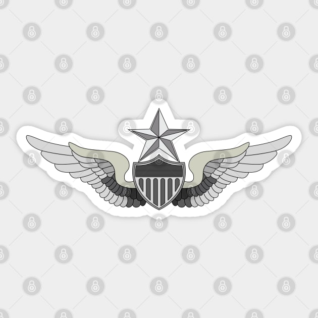 Army Senior Aviator Wings Sticker by Sticker Steve